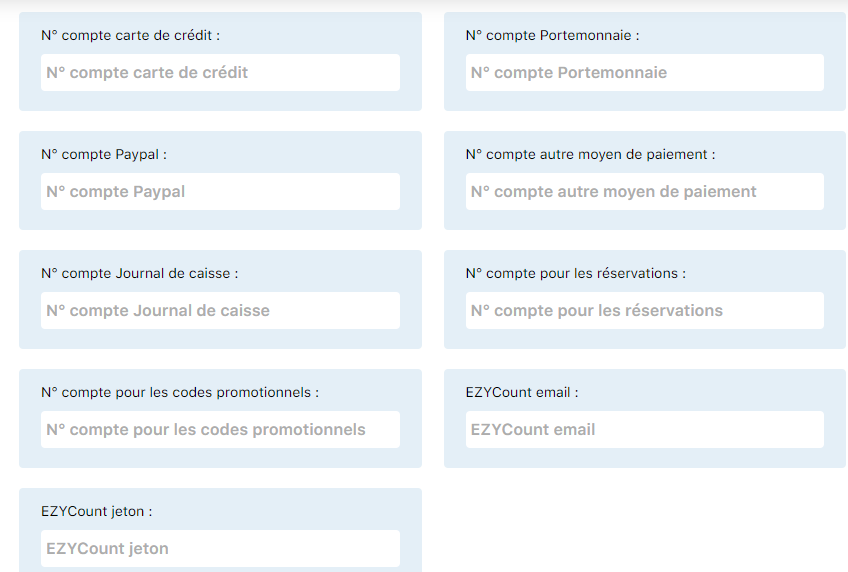 Écran de configuration - partie 3